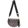 MoveFree Bum Bag- Black and Brown Checkered