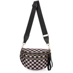 MoveFree Bum Bag- Black and Brown Checkered