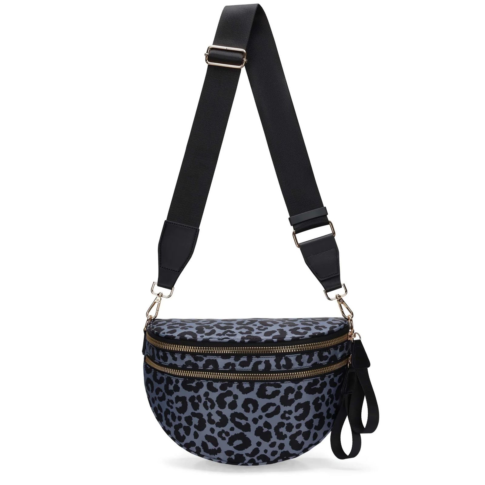 MoveFree Bum Bag- Black Leopard Print