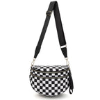 MoveFree Bum Bag- Black and White Checkered